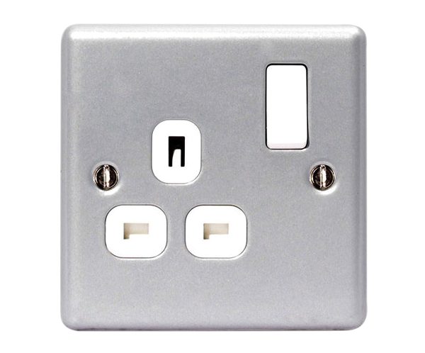MASTERPLUG Metal Clad Switched Socket 1-Gang 13A