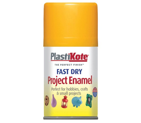 PLASTIKOTE Fast Dry Enamel Aerosol Sunshine Yellow 100ml