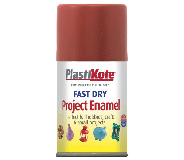 PLASTIKOTE Fast Dry Enamel Aerosol Nut Brown 100ml
