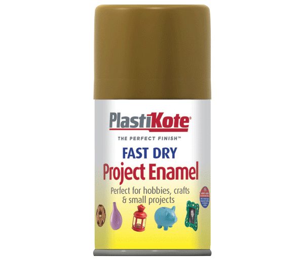 PLASTIKOTE Fast Dry Enamel Aerosol Antique Gold 100ml