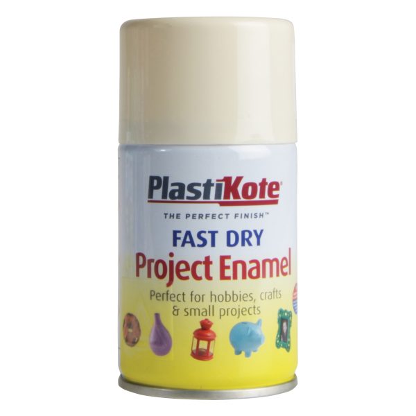 PLASTIKOTE Fast Dry Enamel Aerosol Crème De La Crème 100ml