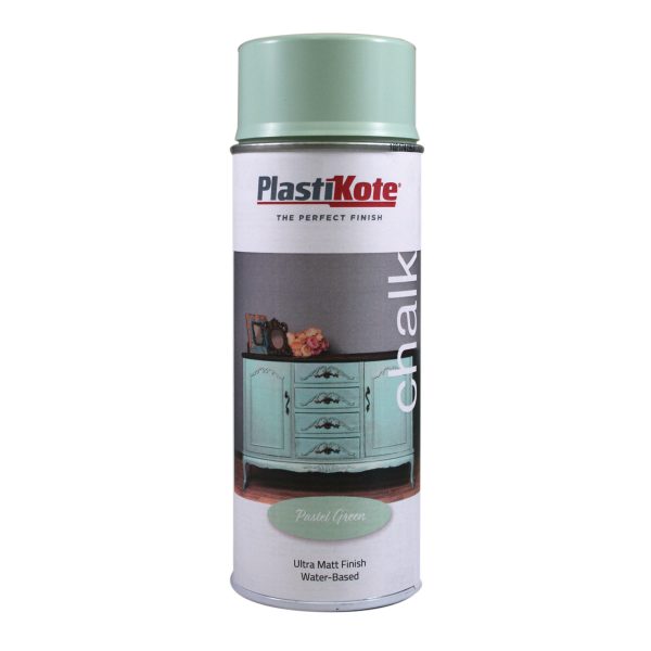 PLASTIKOTE Chalk Finish Spray Pastel Green 400ml