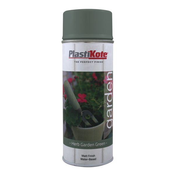 PLASTIKOTE Garden Colours Spray Paint Herb Garden Green 400ml