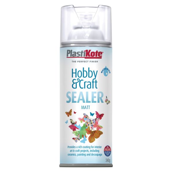 PLASTIKOTE Hobby & Craft Sealer Spray Clear Matt 400ml