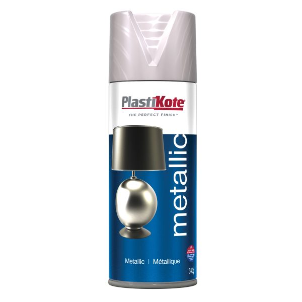PLASTIKOTE Metallic Spray Brushed Nickel 400ml