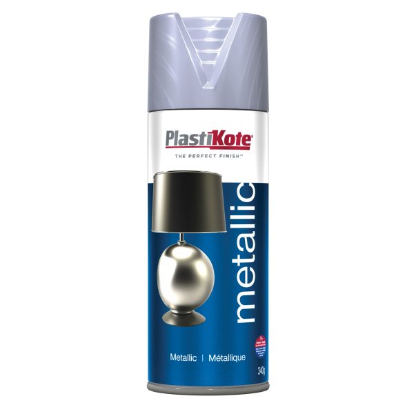 PLASTIKOTE Metallic Spray Pewter 400ml