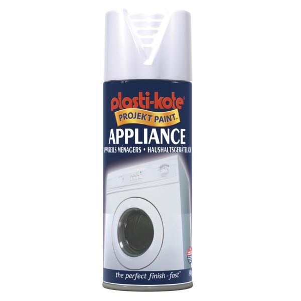 PLASTIKOTE Twist & Spray Appliance Enamel Gloss White 400ml