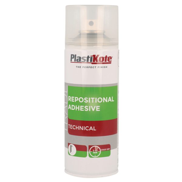 PLASTIKOTE Trade Repositional Spray Adhesive 400ml