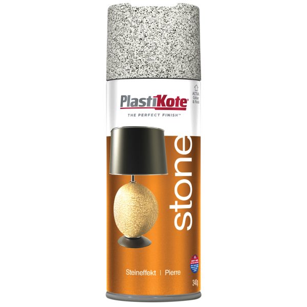 PLASTIKOTE Stone Touch Spray Gotham Grey 400ml