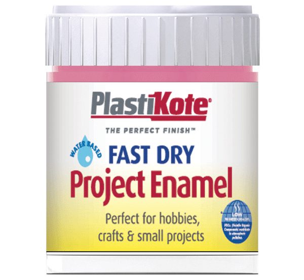 PLASTIKOTE Fast Dry Enamel Paint B14 Bottle Hot Pink 59ml