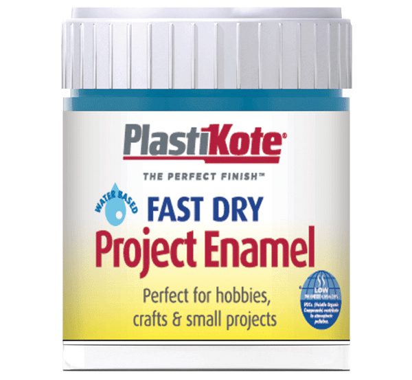 PLASTIKOTE Fast Dry Enamel Paint B23 Bottle Harbour Blue 59ml