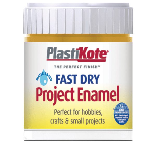 PLASTIKOTE Fast Dry Enamel Paint B33 Bottle Brass 59ml