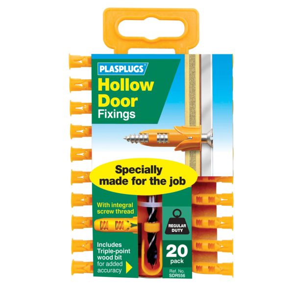 PLASPLUGS SDR556 Hollow Door Fixings (20)