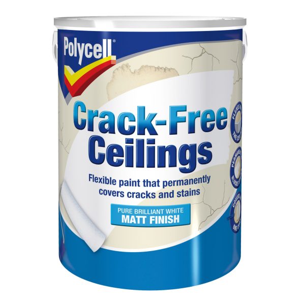 POLYCELL Crack-Free Ceilings Smooth Matt 5 litre