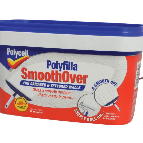 POLYCELL SmoothOver Damaged / Textured Walls 2.5 litre