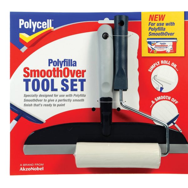 POLYCELL SmoothOver Tool Set Roller & Spreader