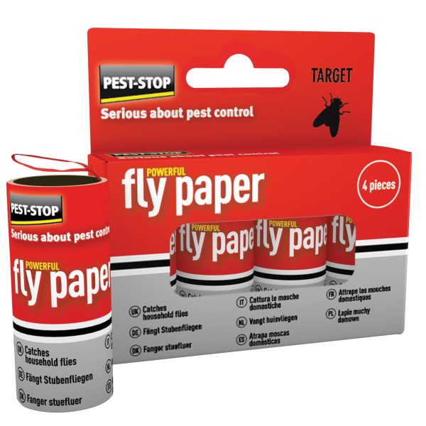 PEST-STOP Fly Papers (Pack 4)