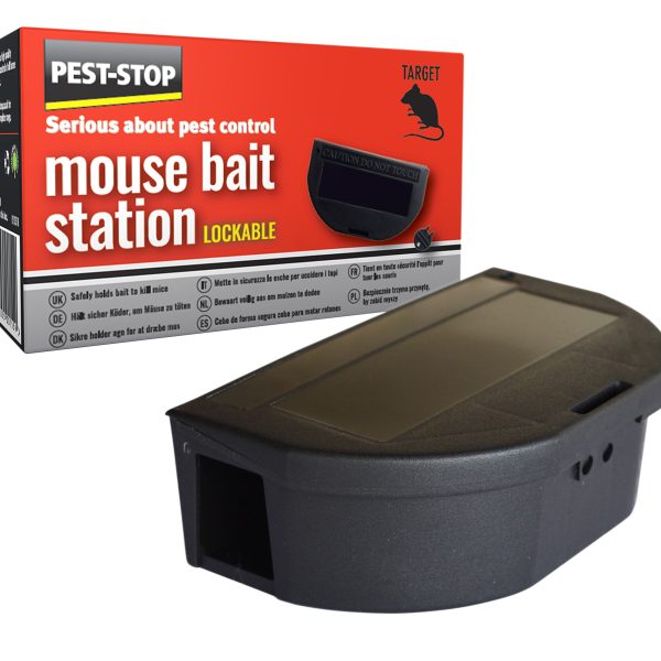 PEST-STOP Plastic Mouse Bait Station