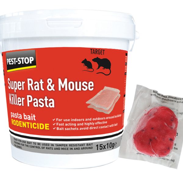 PEST-STOP Super Rat & Mouse Killer Pasta Bait