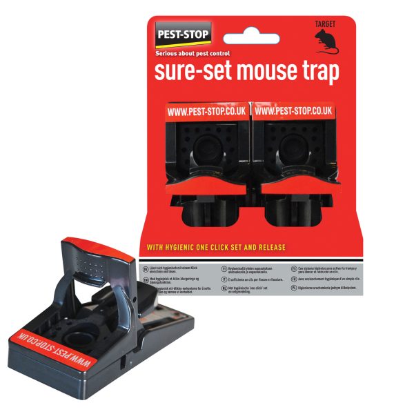 PEST-STOP Sure-Set Mouse Trap (Twin Pack)