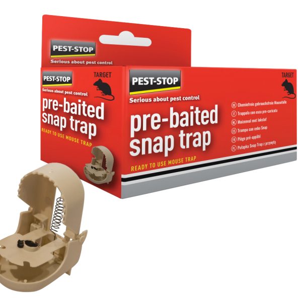 PEST-STOP Snap Mouse Trap (Single Blister)