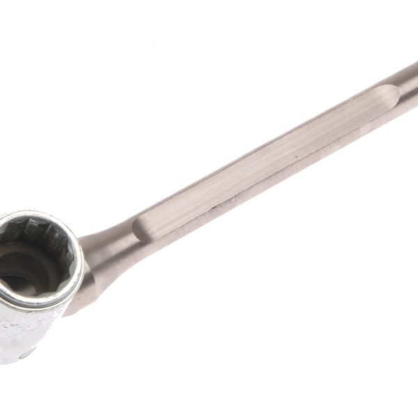 PRIORY 383B Scaffold Spanner Stainless Steel Bi-Hex 7/16W Flat Handle