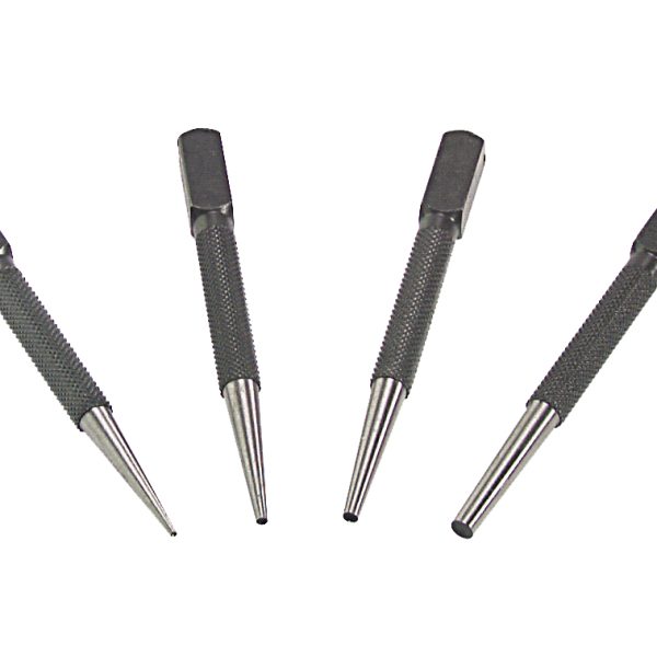 PRIORY 66SN4 Nail Punch Set 4 Piece