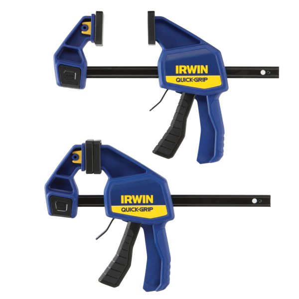 IRWIN® QUICK-GRIP® Quick-Change™ Medium-Duty Bar Clamp 150mm (6in) Twin Pack