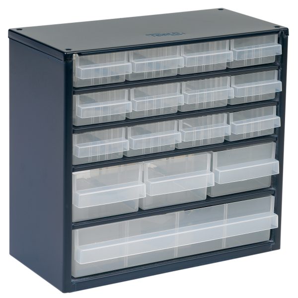 RAACO 616-123 Metal Cabinet 16 Drawer