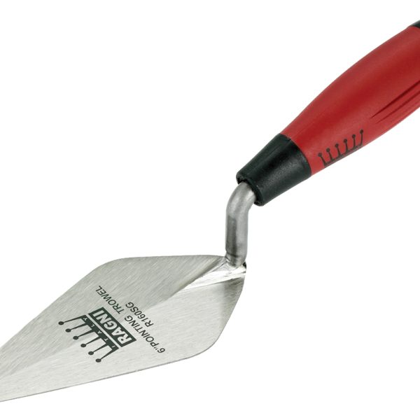 RAGNI Pointing Trowel London Pattern Soft Grip Handle 6in