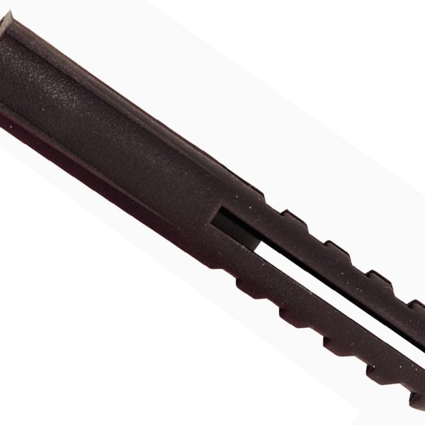 RAWLPLUG Brown Plastic Plugs Screw Size No.10-14 (10 x (Card 100)