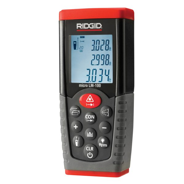 RIDGID 36158 Micro LM-100 Laser Distance Measure 50m