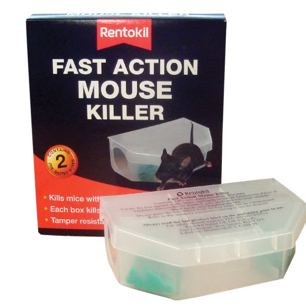 RENTOKIL Fast Action Mouse Killer (Twin Pack)