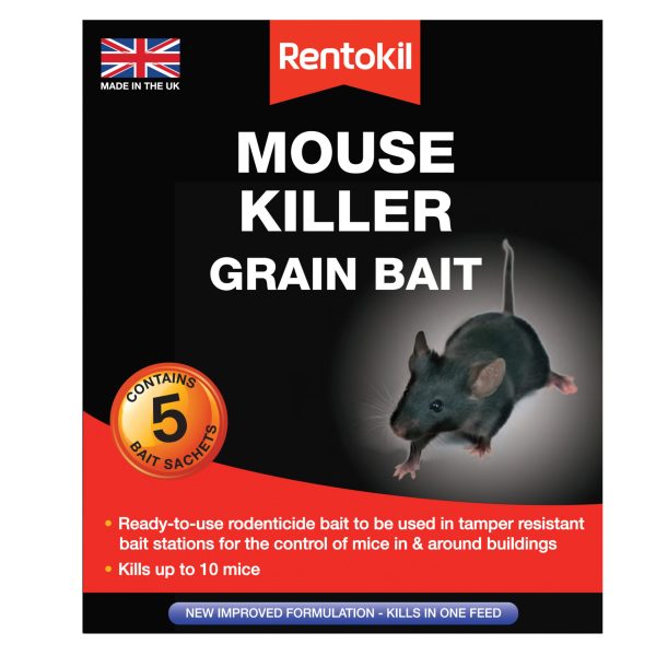 RENTOKIL Mouse Killer Grain Bait (Sachets 5)