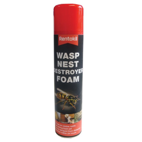 RENTOKIL Wasp Nest Destroy Foam Aerosol 300ml