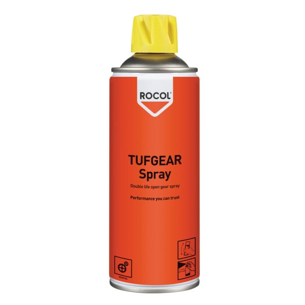 ROCOL TUFGEAR Open Gear Lubricant Spray 400ml