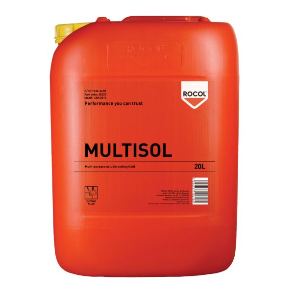 ROCOL MULTISOL Water Mix Cutting Fluid 20 litre