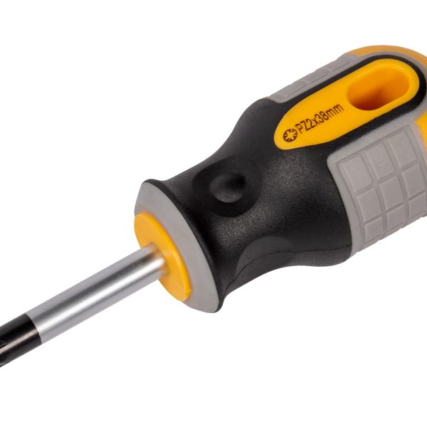 ROUGHNECK Stubby Screwdriver Pozidriv Tip PZ2 x 38mm