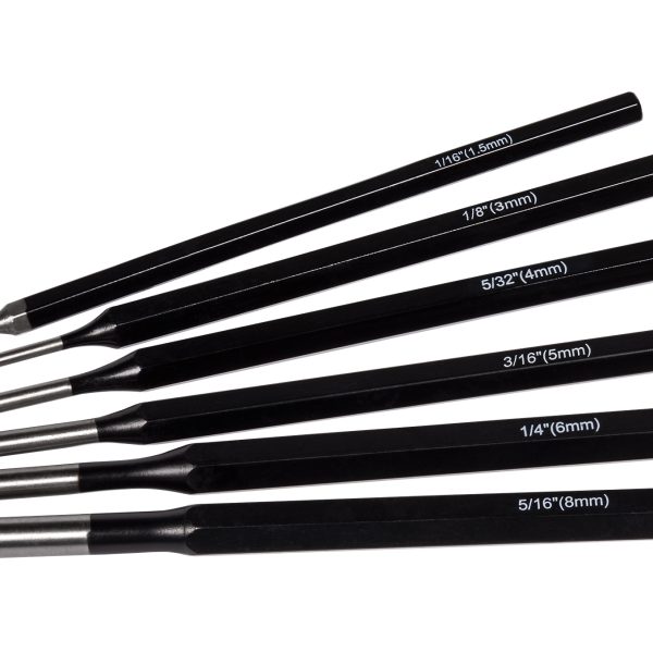 ROUGHNECK Parallel Pin Punch Set 6 Piece