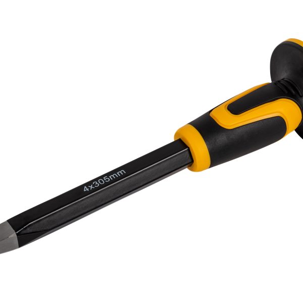 ROUGHNECK Concrete Chisel With Guard 300 x 25 x 4mm Point