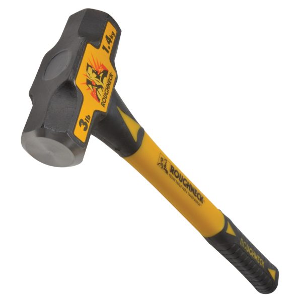 ROUGHNECK Mini Sledge Hammer 16in Fibreglass Handle 1.4kg (3 lb)
