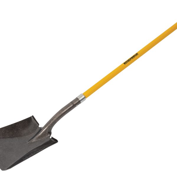 ROUGHNECK Square Shovel, Long Handle