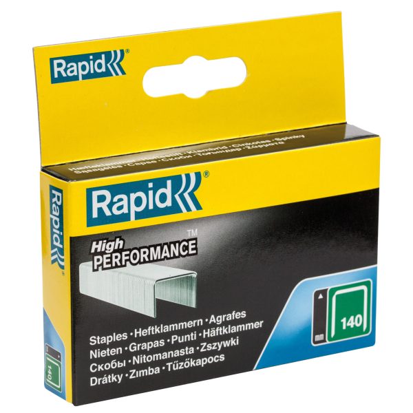 RAPID 140/8 8mm Galvanised Staples (Box 2000)