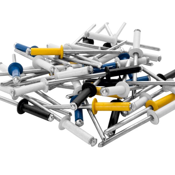 RAPID Automotive Rivets 4 x 16mm 4 Colours Blister of 32