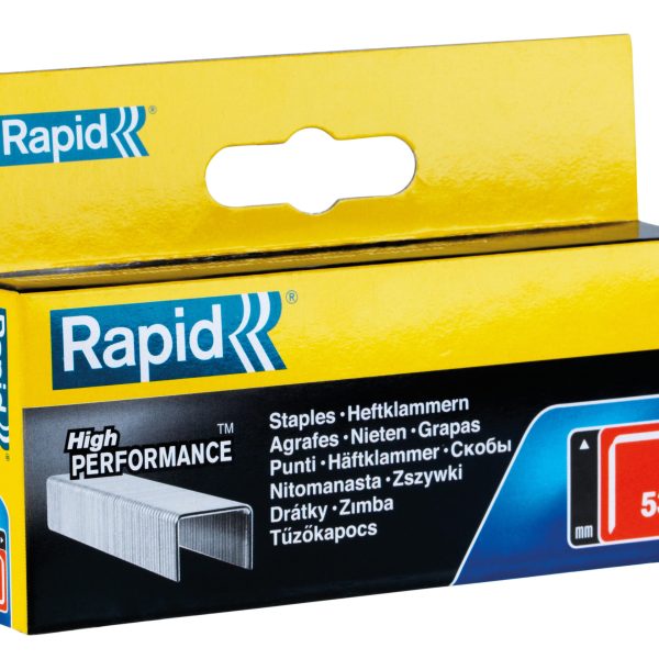 RAPID 53/10B 10mm Galvanised Staples (Box 2500)
