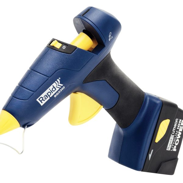RAPID BGX300 Cordless Pro Glue Gun Kit 7.2V 1 x 2.6Ah Li-Ion