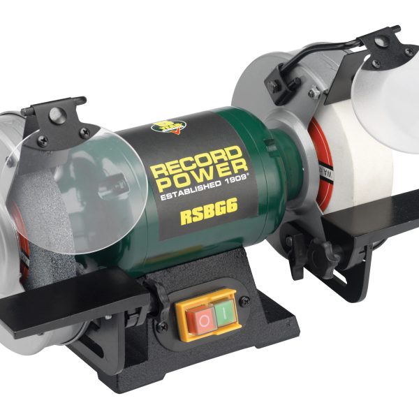 RECORD POWER RSBG8 200mm (8in) Bench Grinder 550W 240V