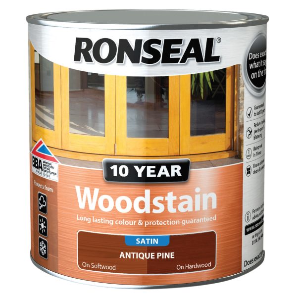 RONSEAL 10 Year Woodstain Antique Pine 2.5 litre