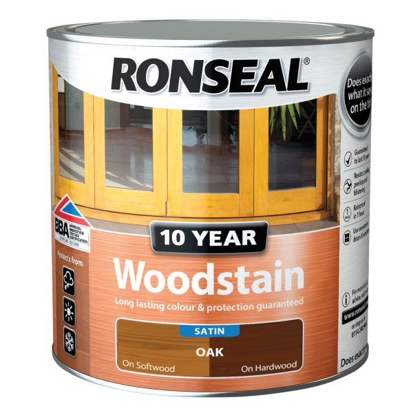 RONSEAL 10 Year Woodstain Oak 750ml