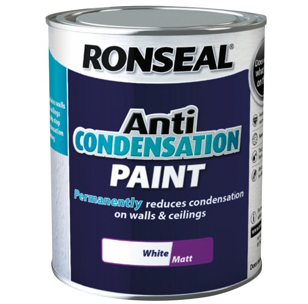 RONSEAL Anti Condensation Paint White Matt 2.5 litre